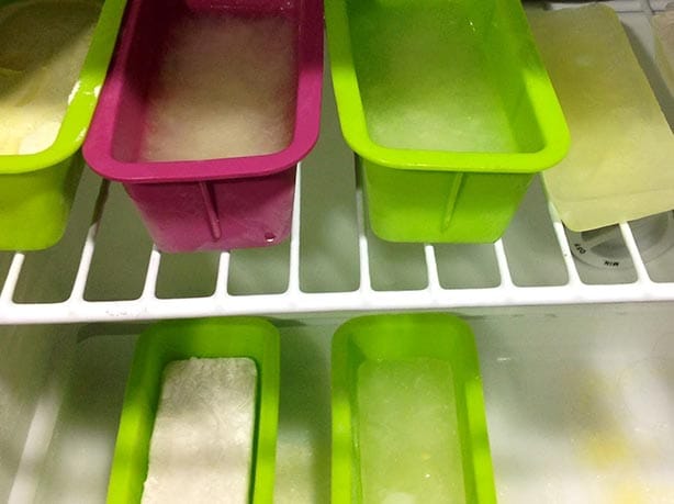 soins glacés à base de fruits