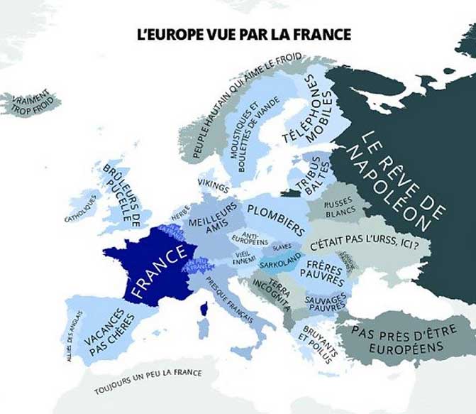 L'Europe vue par la france