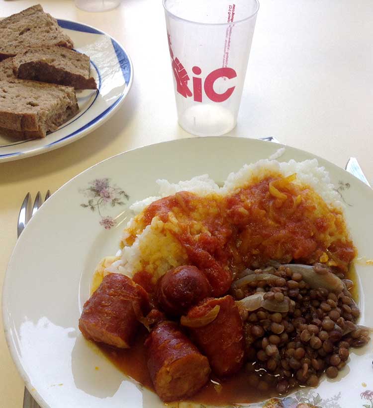 Rougaille saucisse lentille